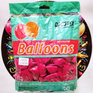 GLOBO LATEX R12 FUCSIA 50unidades
