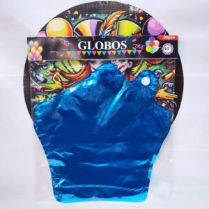 GLOBO FOIL 23CM ESTRELLA AZUL 20u