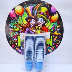 VASO PLASTICO AZUL PEQUEÑO 50u
