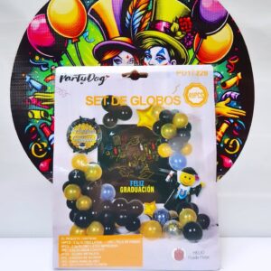 SET GLOBOS GRADUACIÓN 49PCS