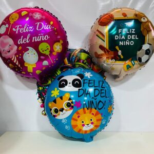GLOBO 45cm DÍA DEL NIÑO 1 UNIDAD