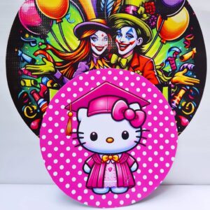 PALETA GRADUACIÓN HELLO KITTY 1 UNIDAD