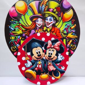 PALETA GRADUACIÓN MINNIE Y MICKEY 1 UNIDAD