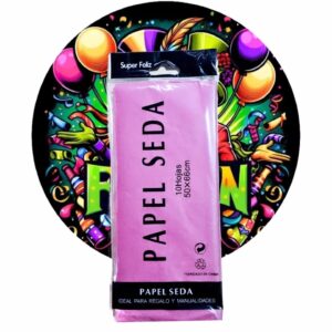 PAPEL DE SEDA LILA ROSE 10 HOJAS 50X66CM
