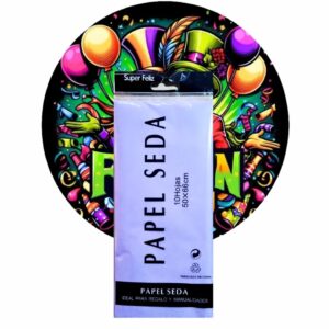 PAPEL DE SEDA LILA 10 HOJAS 50X66CM