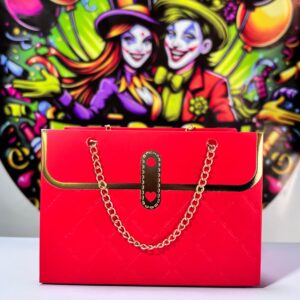 cartera channel roja