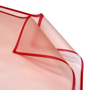 papel coreano rojo liso