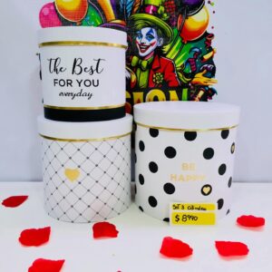 SET 3 CAJAS CILINDRO