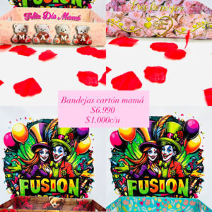 BANDEJA CARTON MAMÁ C/U