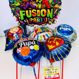globo 23cm surtidos (sin varilla)