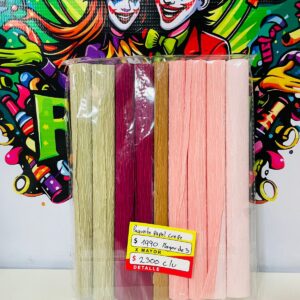 papel crepe paquete 9unidades