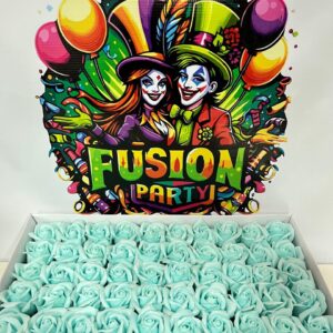 ROSA DE JABÓN 50 UNIDADES "TURQUESA"
