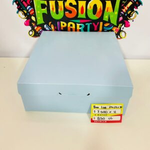 box lisa celeste 24x24x10cm c/u