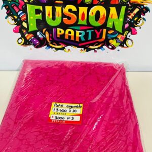 papel engomado fucsia x20u