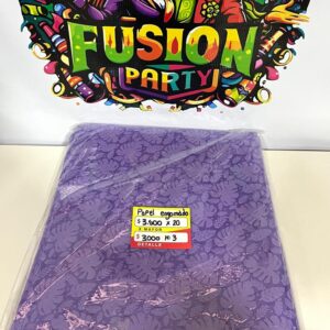 papel engomado lila  x20u