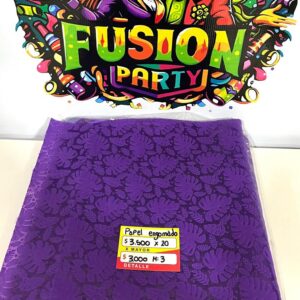 papel engomado morado x20u