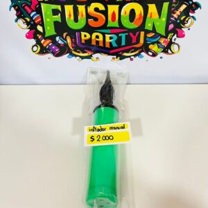 inflador manual verde