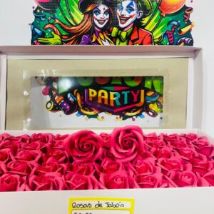 Rosa de jabón 50 unidades Rosado