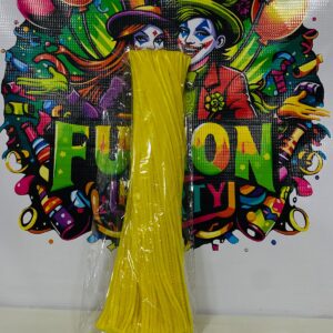LIMPIAPIPAS 100 UNIDADES "Amarillo brillante"